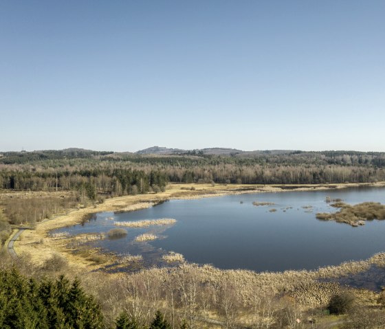 L'étang Jungferweiher près d'Ulmen sur l'itinéraire cyclable volcanique de l'Eifel, © Eifel Tourismus GmbH, D. Ketz