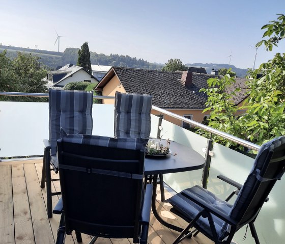 Balkon Ferienwohnung 2, © Martia Weiler/Kleine Eifel Auszeit