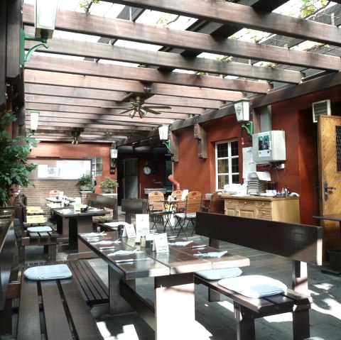 Terras van de Eifeler Hof, © Restaurant Eifeler Hof