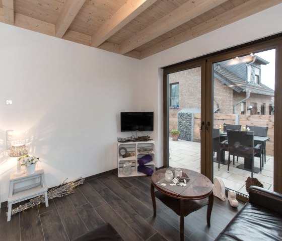Un espace de vie confortable, © Ferienwohnung Nordeifel