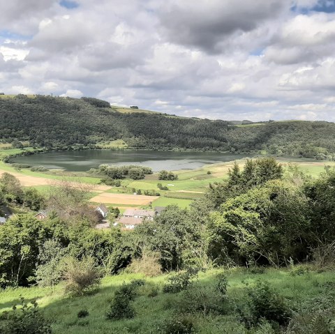Das Meerfelder Maar von oben, © GesundLand Vulkaneifel GmbH