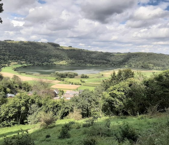 Das Meerfelder Maar von oben, © GesundLand Vulkaneifel GmbH