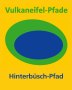 Wegmarkeringen voor de Hinterbüsch wandelroute