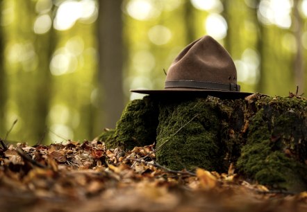 Rangerhoed, typisch voor rangers van het Nationaal Park Eifel, © Tourismus NRW e.V.