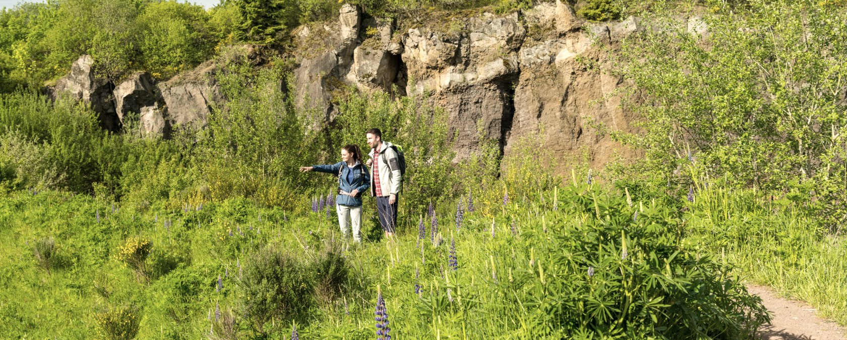 Jardin volcanique de Steffeln sur le sentier volcanique, © Eifel Tourismus GmbH, Dominik Ketz