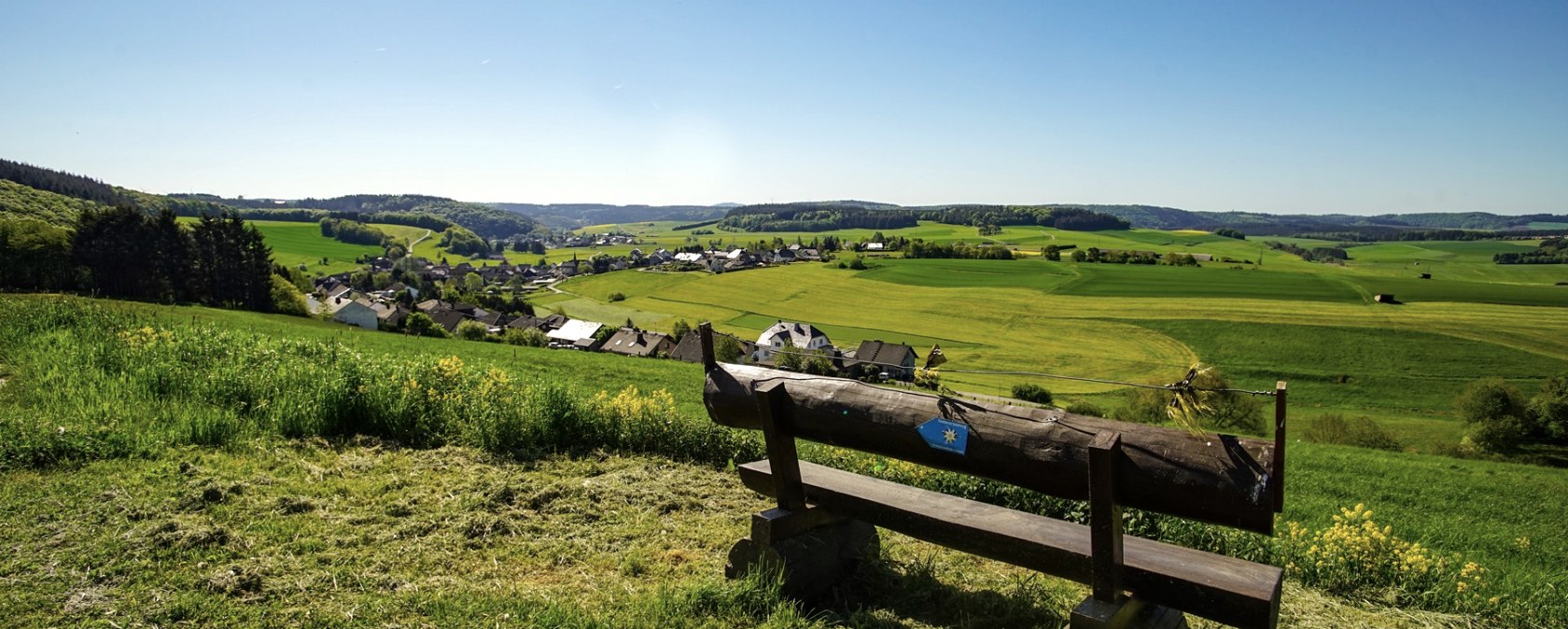 La vue sur Herresbach depuis le Sonnenrundweg, © Laura Rinneburger