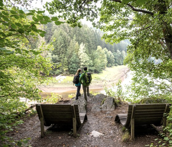 De kloosterroute leidt naar de stuwdam van Perlenbach., © Eifel Tourismus GmbH, Dominik Ketz