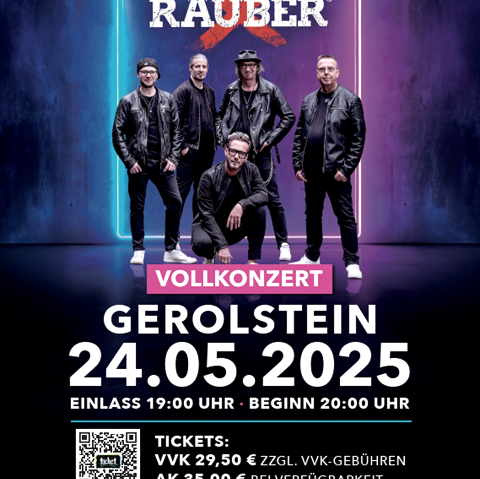 Plakat Räuber in Gerolstein, © TIME MUSIC licht&ton Michael Reinarz