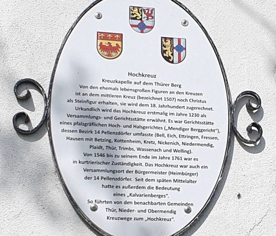 Description de la chapelle de la Croix