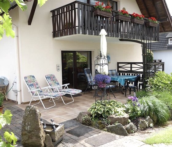Terrasse maison, © Gertrud Wieser