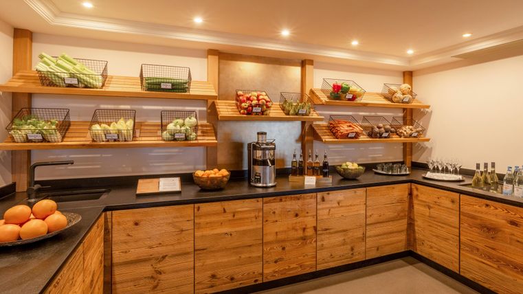 Saftbar im Frühstücksraum