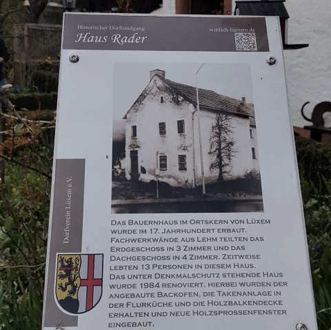 Huis Rader, Station 2, dorpsrondleiding, © Tourist-Information Wittlich Stadt & Land