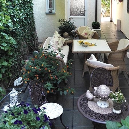 Uitzicht op het terras
