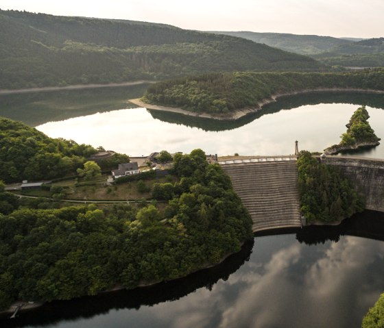 View of the Urft dam in the Eifel National Park, © Eifel Tourismus GmbH - Dominik Ketz