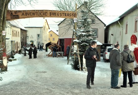 Willkommen auf dem Weihnachtsmarkt in Oberkail, © Bernd Schmitz