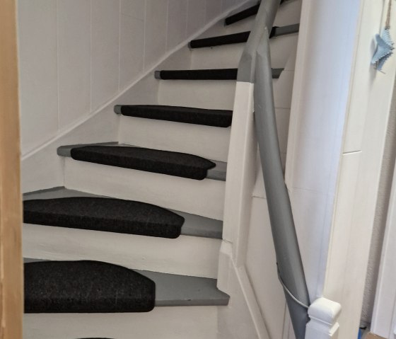 Treppe zu den Schlafzimmern