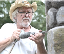 Steinmetz und Bildhauer Werner Geilen, © Werner Geilen