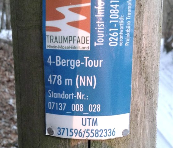 Zonnige winterwandeling op het droompad