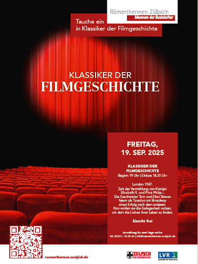 Plakat mit Kinosaal