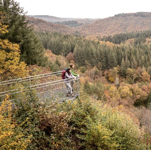Uitzicht op het Lieserdal vanaf de Burgberg bij Karl, Eifelsteig etappe 12, © Eifel Tourismus GmbH, D. Ketz