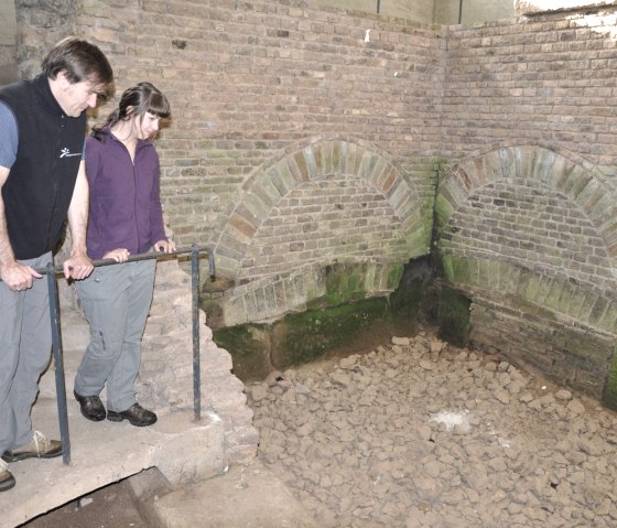 Roman well room on the Roman canal hiking trail, © Wandermagazin/ N. Glatter