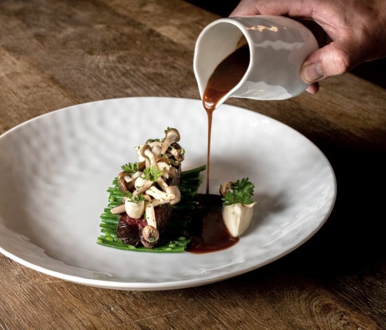 Menu Kasteel Niederweis, © Schloss Niederweis