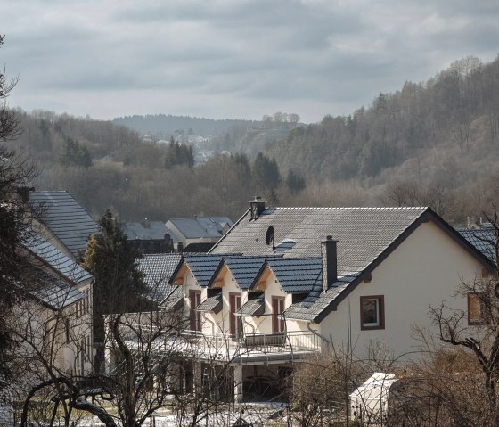 Blick durch das Kylltal nach Gerolstein