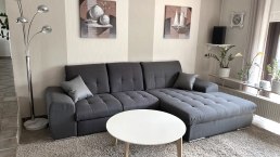 Wohnlandschaft mit Bettfunktion