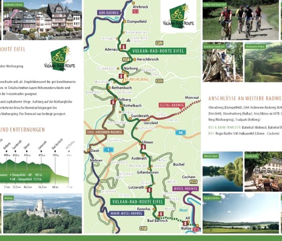 Strecke Vulkan-Rad-Route Eifel, © Tourist-Information Hocheifel-Nürburgring